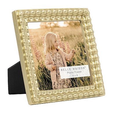 Belle Maison Gold-Tone Embossed Resin Photo Frame Table Decor