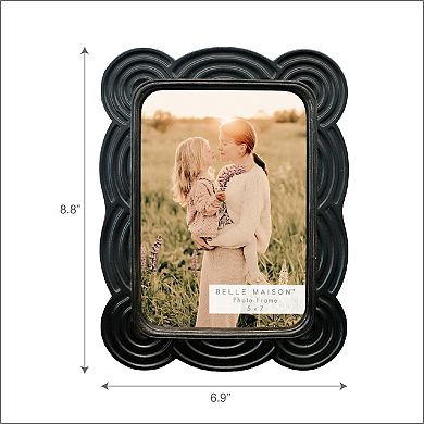 Belle Maison 5" x 7" Wavy Resin Photo Frame Table Decor