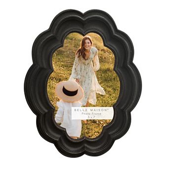 Belle Maison 5" x 7" Oval Resin Photo Frame Table Decor