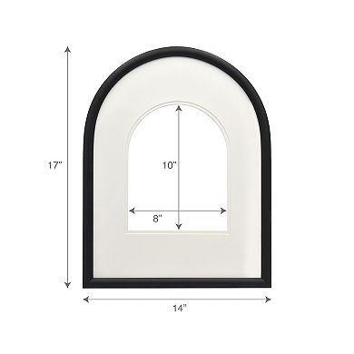 Belle Maison Matted 8" x 10" Arch Portrait Frame
