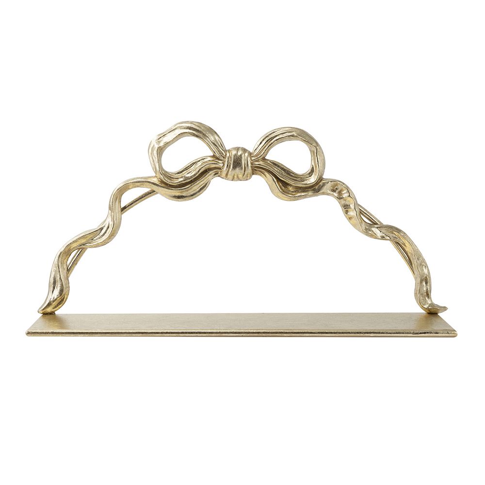 Belle Maison 20-in. Decorative Bow Shelf with Mirror