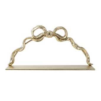 Belle Maison 20 in Decorative Bow Shelf with Mirror
