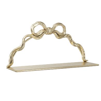 Belle Maison 20-in. Decorative Bow Shelf with Mirror