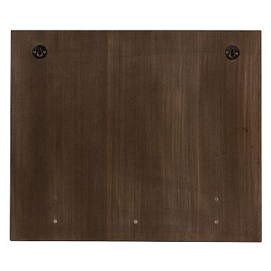 Belle Maison 16" x 12" Wall Bin with Hooks