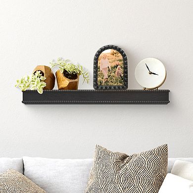 Belle Maison 5" x 7" Arch Bead Resin Photo Frame Table Decor