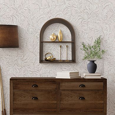 Belle Maison Beaded Arch 2-Tier Shelf