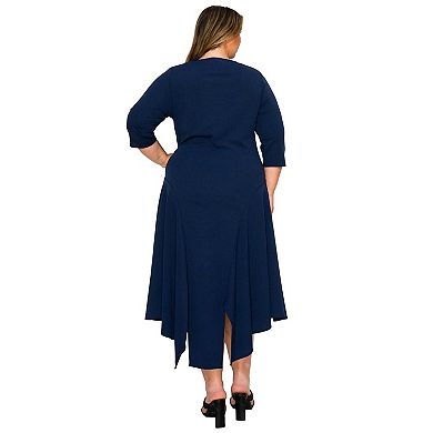 Plus Size Vida Split Hem Dress