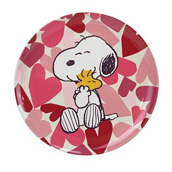 Celebrate Together™ Peanuts Snoopy & Woodstock Valentine's Day Salad Plate