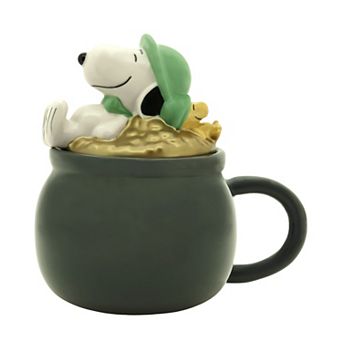 Celebrate Together™ Peanuts Snoopy & Woodstock St. Patrick's Day Lidded Mug