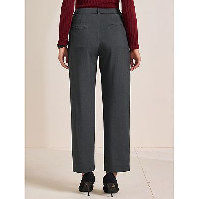 Women's Packets High Waisted Work Office Formal Casual Long Pants