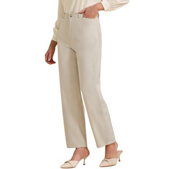 Women's Packets High Waisted Work Office Formal Casual Long Pants