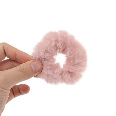 Fashion Plush Scrunchies Hair Elastic Band 1 Pc