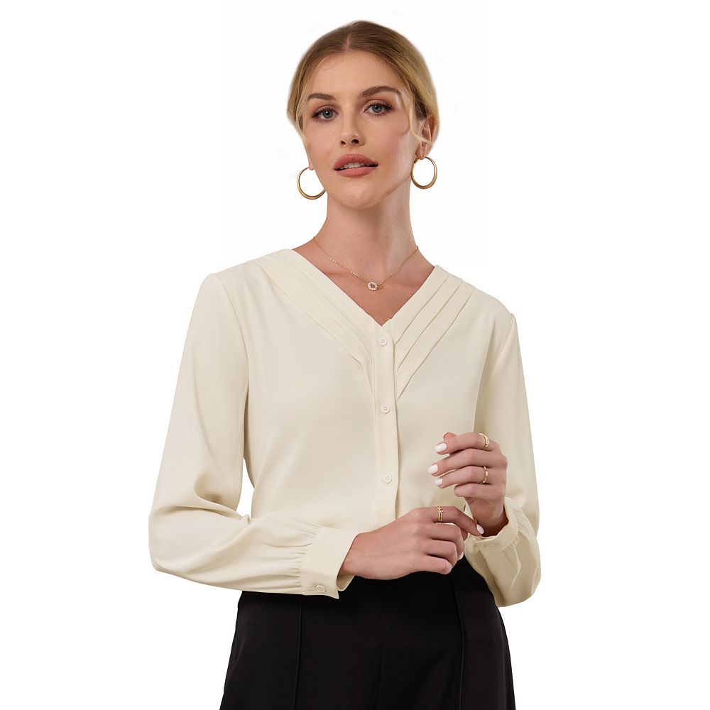 Women's Casual Button-Down Blouse | Long-Sleeve main image 0