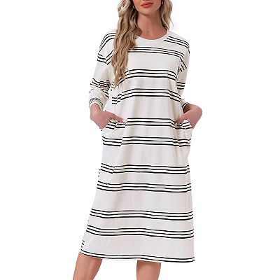 long sleeve night dress for women cotton Iconic White Long Sleeve Cotton Lawn Ballet Nightgown