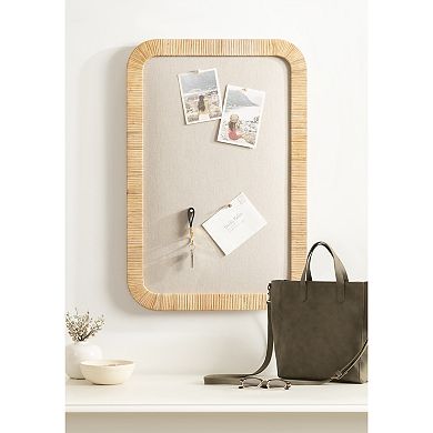 Rahfy Framed Fabric Pinboard