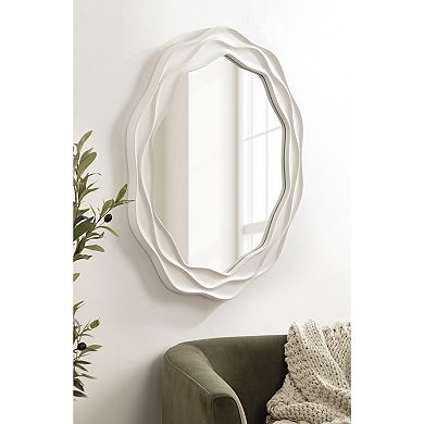 Wavern Round Wavy Mirror