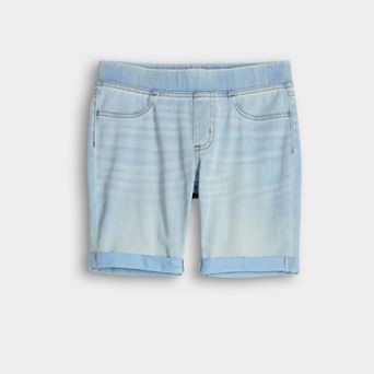 Girls 6-20 SO® Pull On Knit Bermuda Shorts in Regular & Plus Size