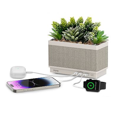 iHome POWERPLANT Portable Bluetooth Speaker & Charger with Multiple USB Ports