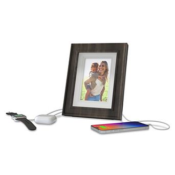 iHome POWERPIC Photo Frame with Triple USB Charging