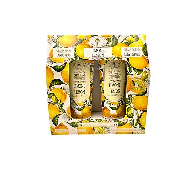 Discover Europe - Made in Italy Limone Lemon 2-pc. Hand Cream & Body Lotion Set