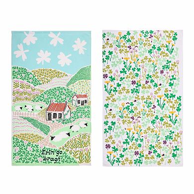 Celebrate Together St. Patrick's Day 2-pk. Erin Go Bragh Kitchen Towels