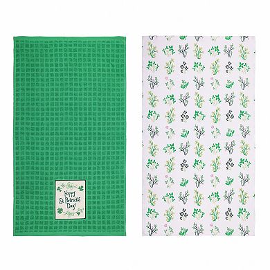Celebrate Together St. Patrick's Day 2-pk. Patch Kitchen Towels