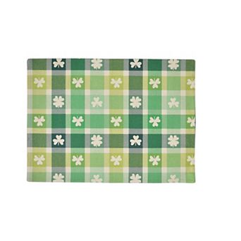 Celebrate Together™ St. Patrick's Day Shamrock Plaid Reversible Placemat