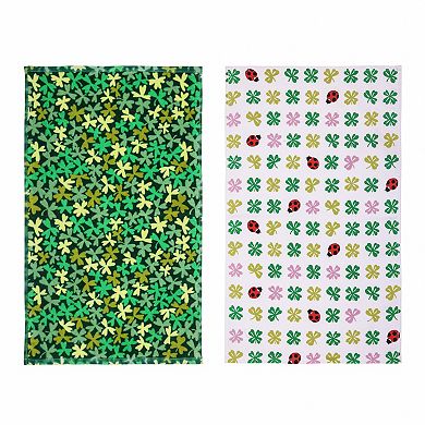 Celebrate Together St. Patrick's Day 2-pk. Shamrock Toss Kitchen Towels