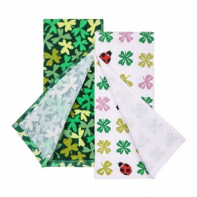 Celebrate Together St. Patrick's Day 2-pk. Shamrock Toss Kitchen Towels