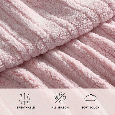 Laura Ashley Clarabelle Plush Blanket