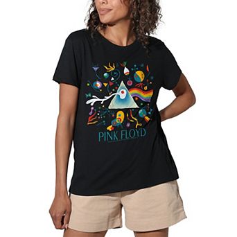 Juniors' Pink Floyd Miro Graphic Tee