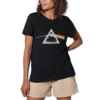 Juniors' Pink Floyd Chalk Prism Graphic Tee