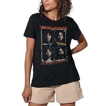 Juniors' Pink Floyd Portraits Graphic Tee