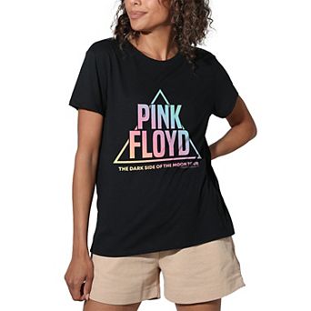 Juniors' Pink Floyd Dark Side Triangle Graphic Tee
