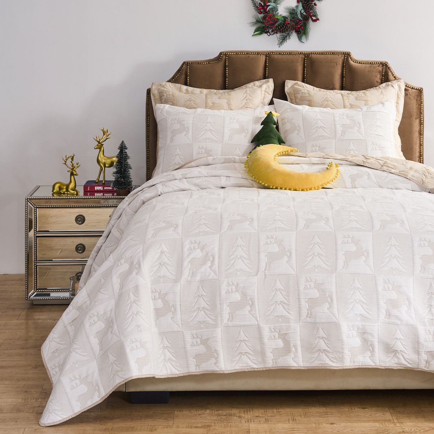 Copriletto Matelassé Geometrico Superior Set Copriletto Cotone