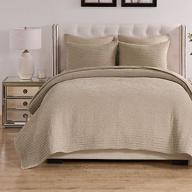 Greenland Home Fashions Velvet Crush Coverlet Set