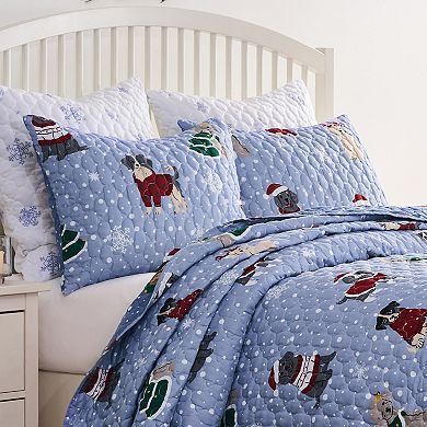 Greenland Home Fashions Winter Whiskers Quilt Set