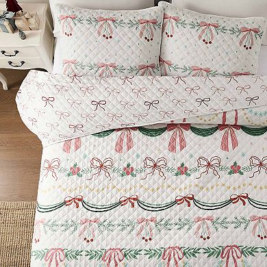 Avanti Bows & Branches Reversible Quilt Set