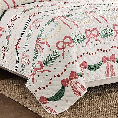 Avanti Bows & Branches Reversible Quilt Set