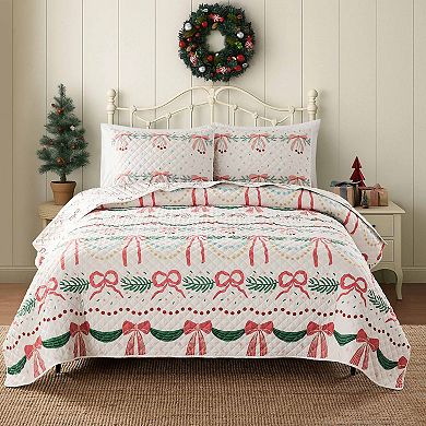 Avanti Bows & Branches Reversible Quilt Set