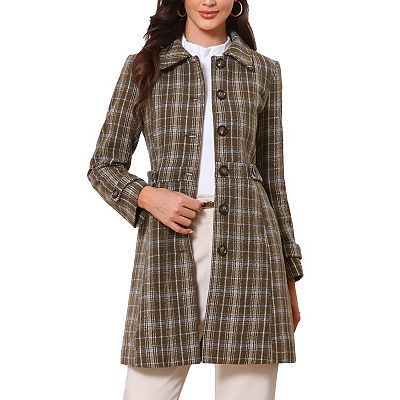 winter dress coat womens Women's winter long Coat dress jacket Church Faux fur trim - S, M, L, 1x,  2x, 3x
