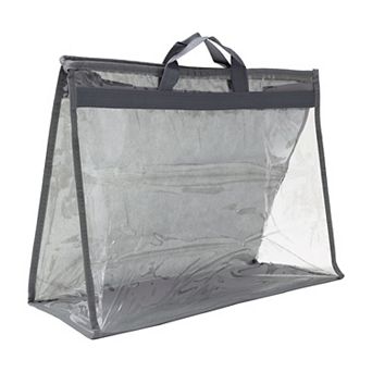 Handbag Dust Bags, Clear Purse Storage Organizer Handbag Cover 17.7x8.7x14.2 inch