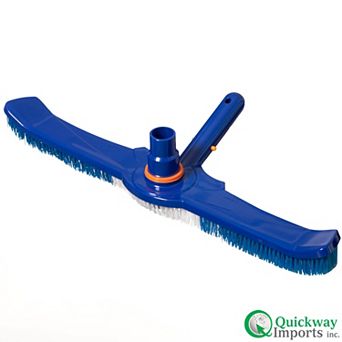 Quickway Imports 20" Vacuum Head Swivel Hose Connection Durable Nylon Bristles Brush for Pool