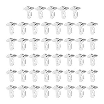 45 Pair Drop Ceiling Hooks 1" W Metal T-Bar Track Clip Suspended Drop Ceiling Tiles Ceiling Hooks
