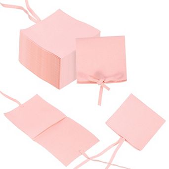 40 pc Jewelry Pouch 3.1"x 3.1", Jewelry Packaging Bag with Tie for Jewelry Gift
