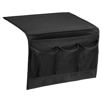 1 pc Bedside Caddy, Bed Caddy Bedside Organizer Bed Hanging Caddy 4 Pockets Hanging Storage Bag