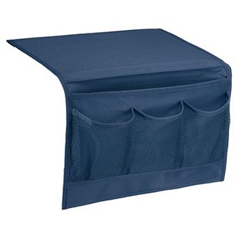 1 pc Bedside Caddy, Bed Caddy Bedside Organizer Bed Hanging Caddy 4 Pockets Hanging Storage Bag