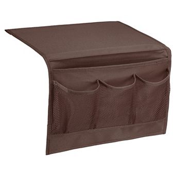 1 pc Bedside Caddy, Bed Caddy Bedside Organizer Bed Hanging Caddy 4 Pockets Hanging Storage Bag