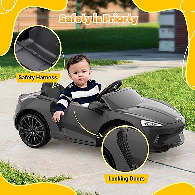 Ride On Car for Kids 12V Battery Powered Sports Car with 2 Speeds, Parent Control