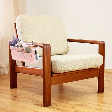 2pcs Bedside Caddy, Bed Caddy Bunk Bed Caddy Bedside Organizer Bunk Caddy Bag with Hooks